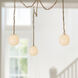 Alora Mood Cherise 3 Light 6.75 inch Brushed Gold Pendant Ceiling Light