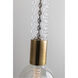 Pippin 1 Light 5 inch Aged Brass Pendant Ceiling Light