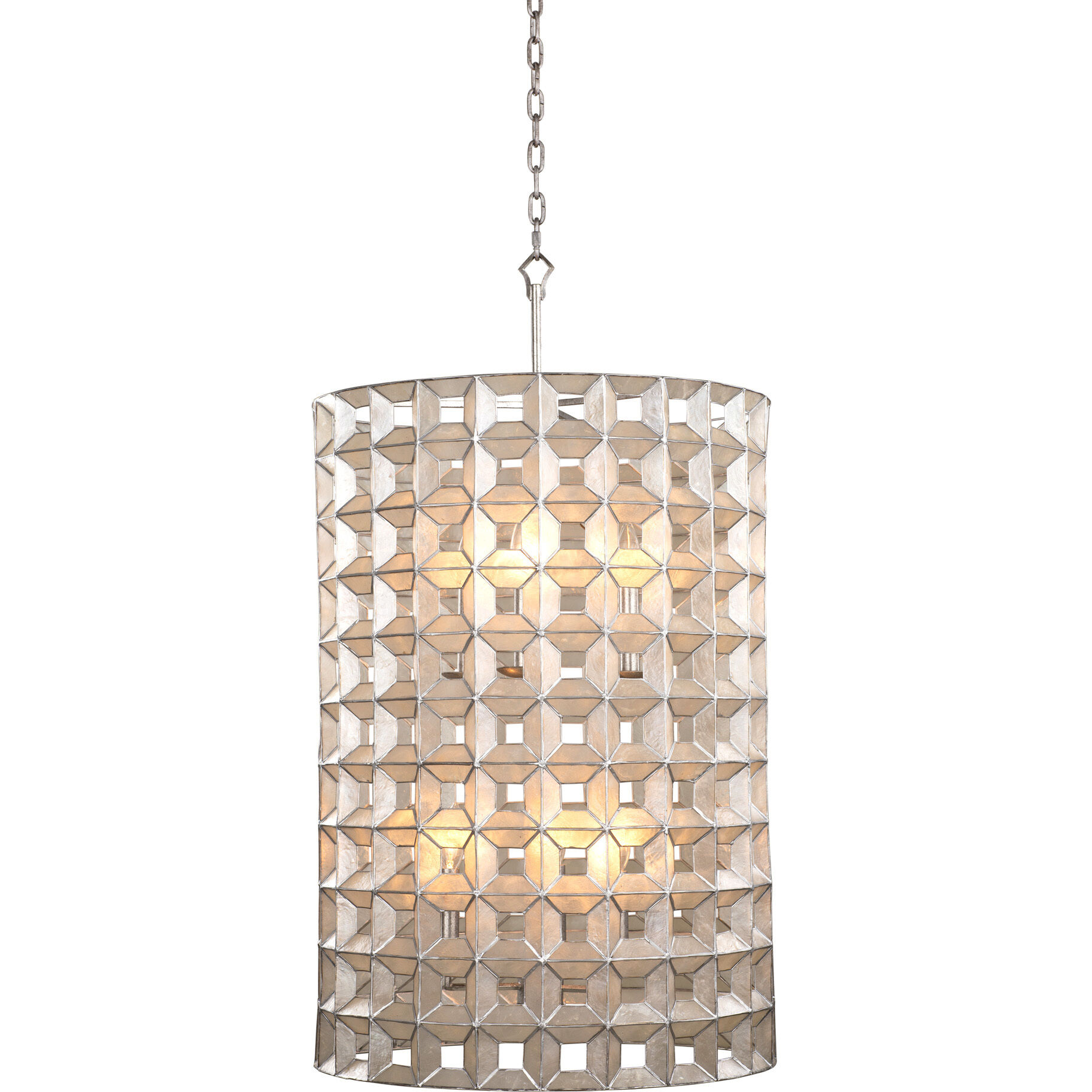 Prado 6 Light 20 inch Oxidized Silver Leaf Foyer Pendant Ceiling Light