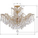 Maria Theresa 6 Light 29 inch Gold Semi Flush Ceiling Light in Clear Spectra