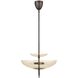Fiorello 4 Light 21 inch Forged Bronze Convertible Pendant Ceiling Light