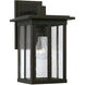 Barrett 1 Light 12 inch Oiled Bronze Outdoor Wall Lantern