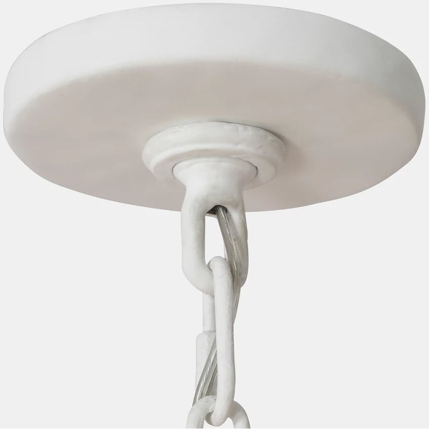 Julie Neill Acadia LED 30 inch Plaster White Chandelier Ceiling Light, Medium
