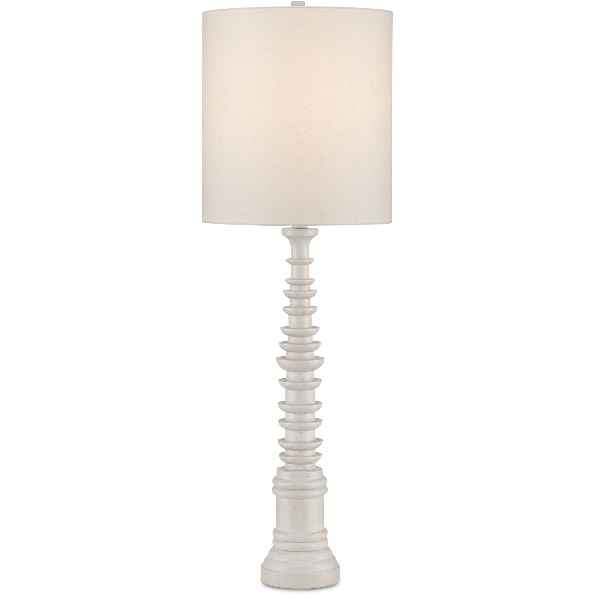 Malayan 39.5 inch 150 watt Whitewash Table Lamp Portable Light, Phyllis Morris Collection