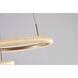 Canada LED 23.6 inch Gold Chandelier Ceiling Light