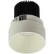 Iolite White with White Recessed Light in 3000K, 1000, Round Trimless Reflector