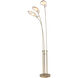 Aerial 79.4 inch 60.00 watt Modern Brass Torchiere Portable Light