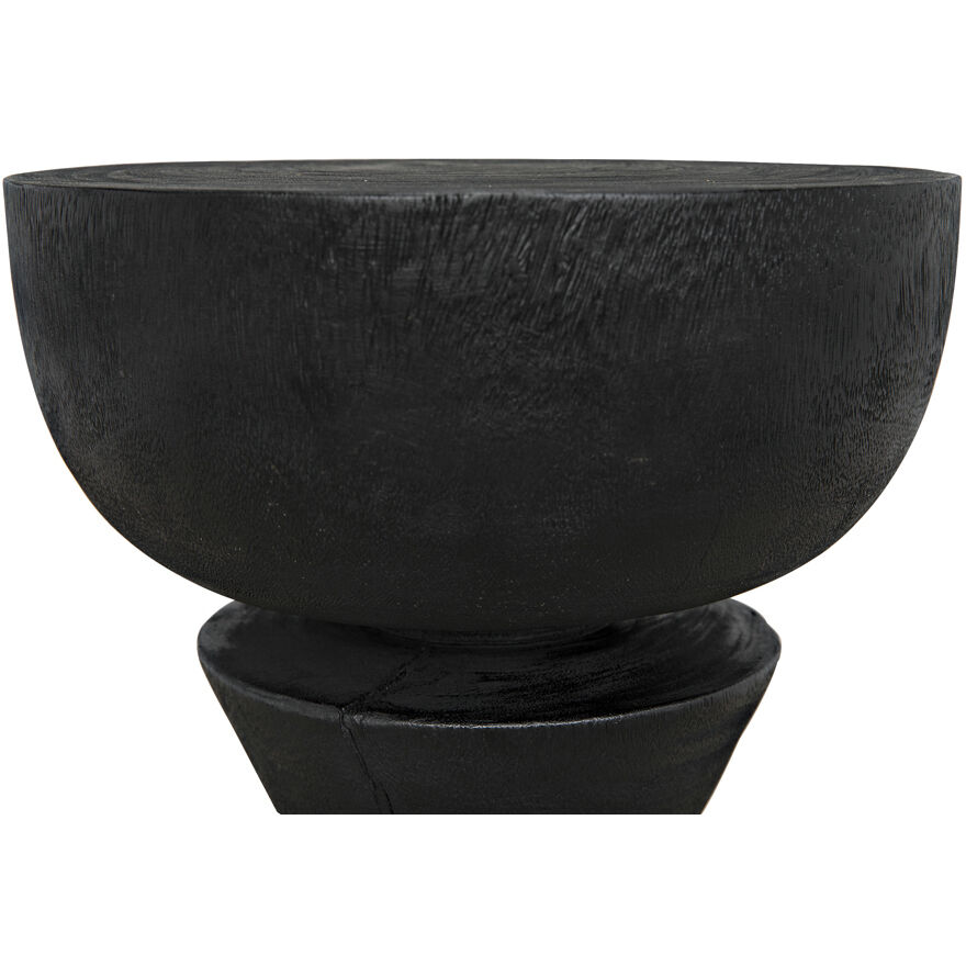 Nogozi 23 X 13 inch Burnt Black Side Table