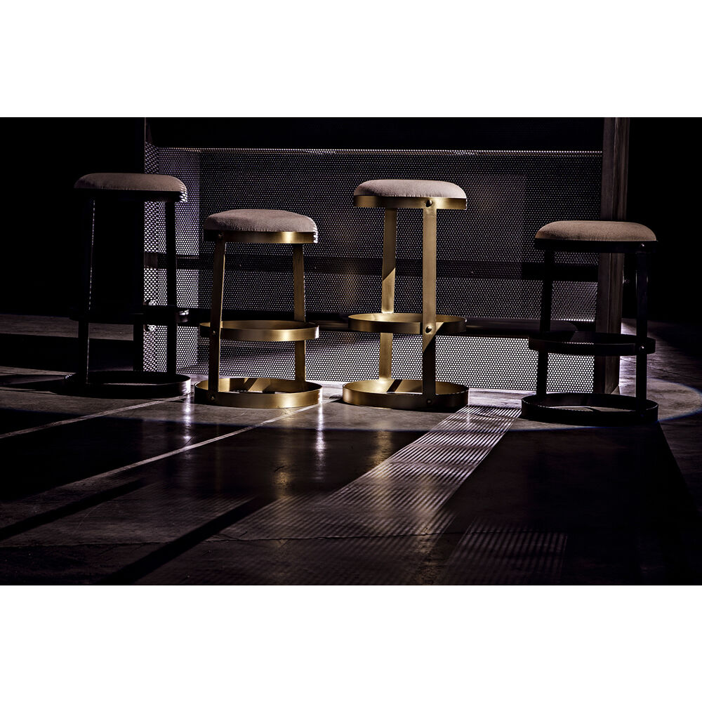 Dior 26 inch Matte Black Counter Stool
