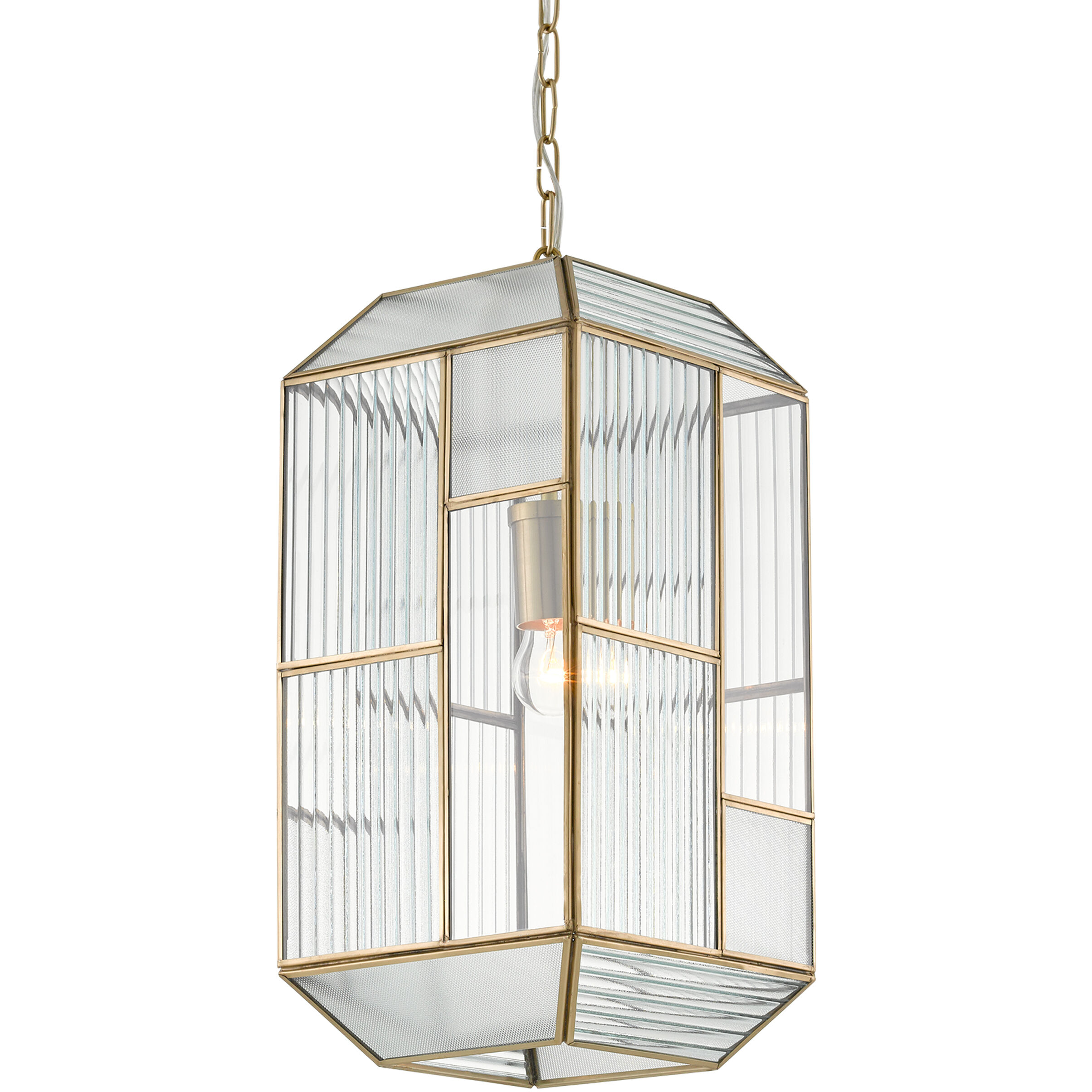 Bardolph 1 Light 8.5 inch Antique Brass/Clear Pendant Ceiling Light