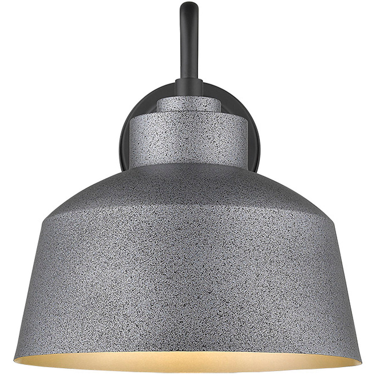 Barnes 1 Light 9 inch Gray Exterior Wall Mount