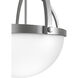 Wedgefield 4 Light 22 inch Brushed Nickel Pendant Ceiling Light
