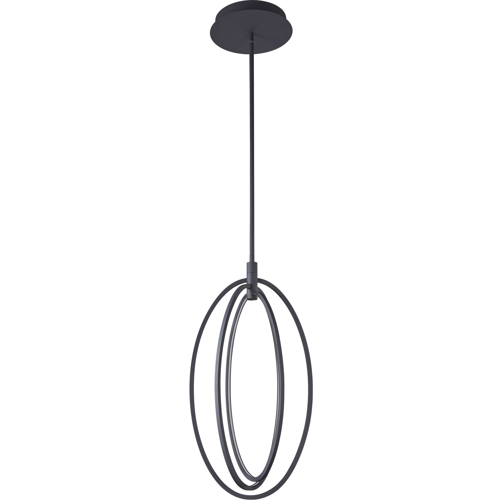 Radium 15.25 inch Black Pendant Ceiling Light