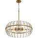 Selena 4 Light 10 inch Aged Brass Pendant Ceiling Light