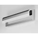 Waterfall LED 35.75 inch Polished Chrome Bath Vanity Wall Light
