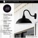 RLM 1 Light 16.75 inch Black Outdoor Hanging Lantern