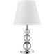 Palla 20 inch 75.00 watt Polished Chrome Table Lamp Portable Light