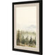 Mountain Glimpse Green and Blue and Brown Framed Art, Propac