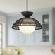Alora Mood Perth 1 Light 14.75 inch Matte Black Pendant Ceiling Light