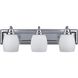 Madison 3 Light 24 inch Chrome Vanity Light Wall Light