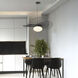 Langley 1 Light 32.25 inch Dark Matte Black Pendant Ceiling Light