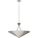 Paloma Contreras Orsay LED 30 inch Polished Nickel Chandelier Ceiling Light, Medium