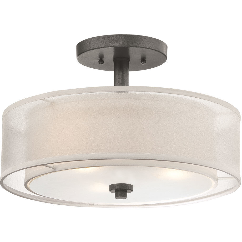 Parsons Studio 3 Light 15.00 inch Semi-Flush Mount