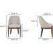 Edward Beige Dining Chair