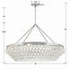 Calypso 8 Light 40 inch Polished Chrome Chandelier Ceiling Light