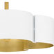 Balsam 4 Light 14 inch White Lustre Semi-Flush Mount Ceiling Light