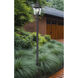 Raphael 3 Light 122 inch Sand Black Outdoor Post Mounted Fixture in Soft Sand Black