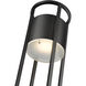 Luca LED 95.5 inch Black Outdoor Post Mounted Fixture