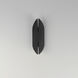 Tectonic LED 14 inch Black and Antique Brass Outdoor Wall Mount