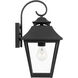 Sean Lavin Galena 1 Light 16 inch Textured Black Outdoor Wall Lantern