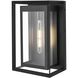 Etting 1 Light 16 inch Black Outdoor Wall Sconce