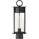 Windsor 1 Light 17 inch Black Patina Outdoor Post Lantern