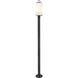 Sana 2 Light 94 inch Black Outdoor Post Mounted Fixture