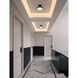 Courtney LED 12 inch Textured Black Convertible Pendant Ceiling Light