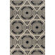 Kaleidoscope 36 X 24 inch Khaki, Charcoal, Navy, Medium Gray Rug