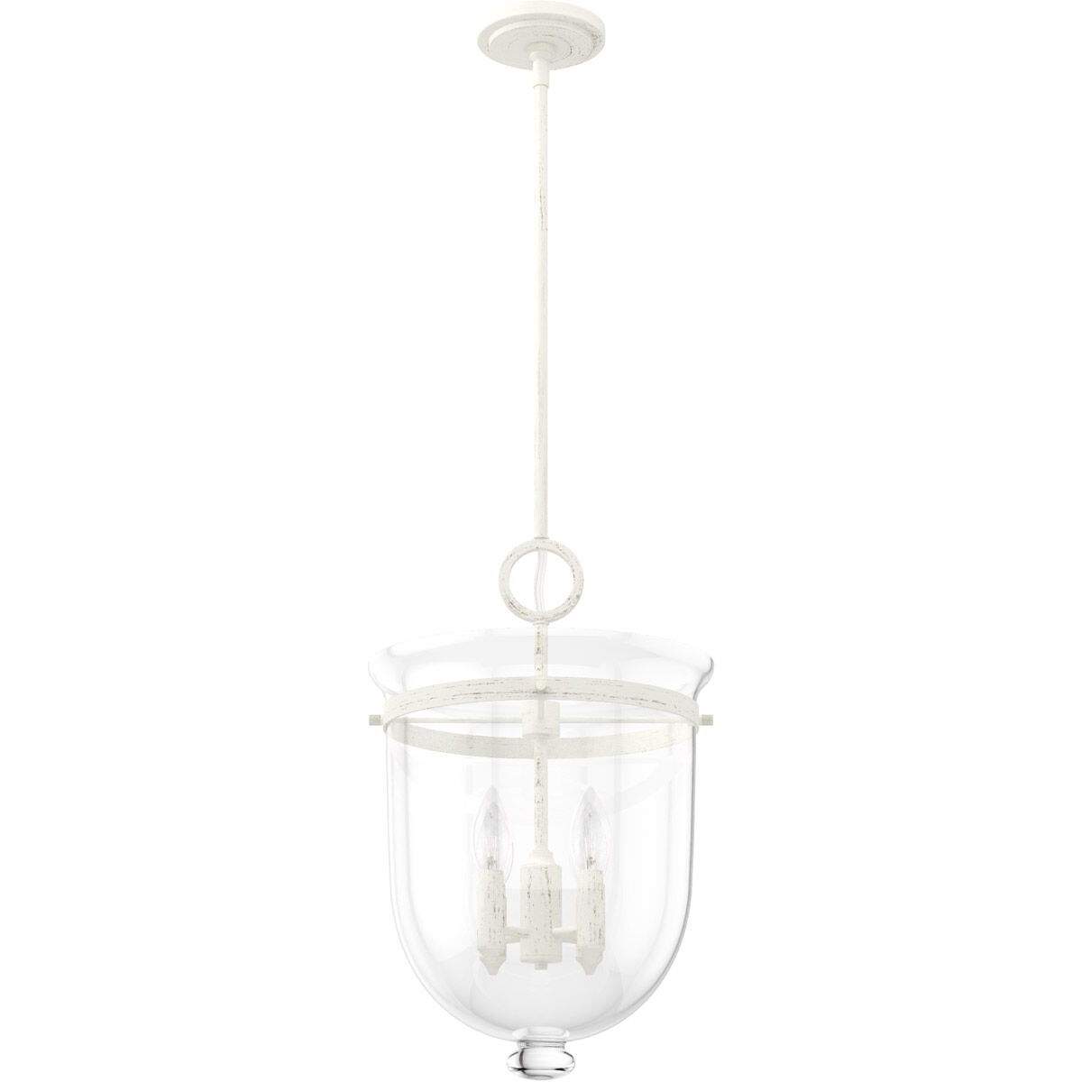 Belltown 4 Light 12.75 inch Rustic White Pendant Ceiling Light