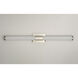 Optic LED 36 inch Satin Nickel Bath Vanity Wall Light