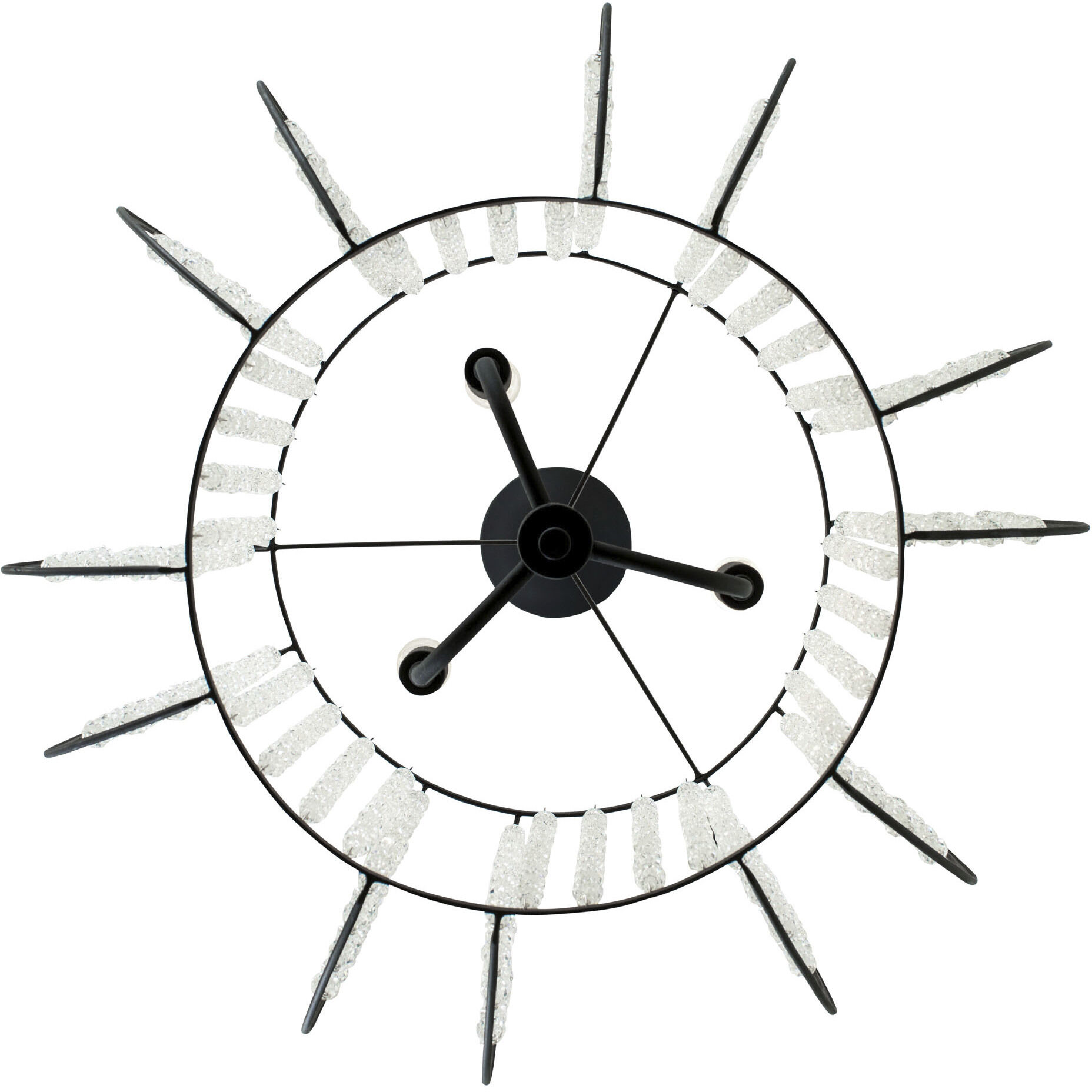 Caesar 3 Light 24 inch Carbon Pendant Ceiling Light