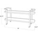 Carter Stainless Steel Bar Cart