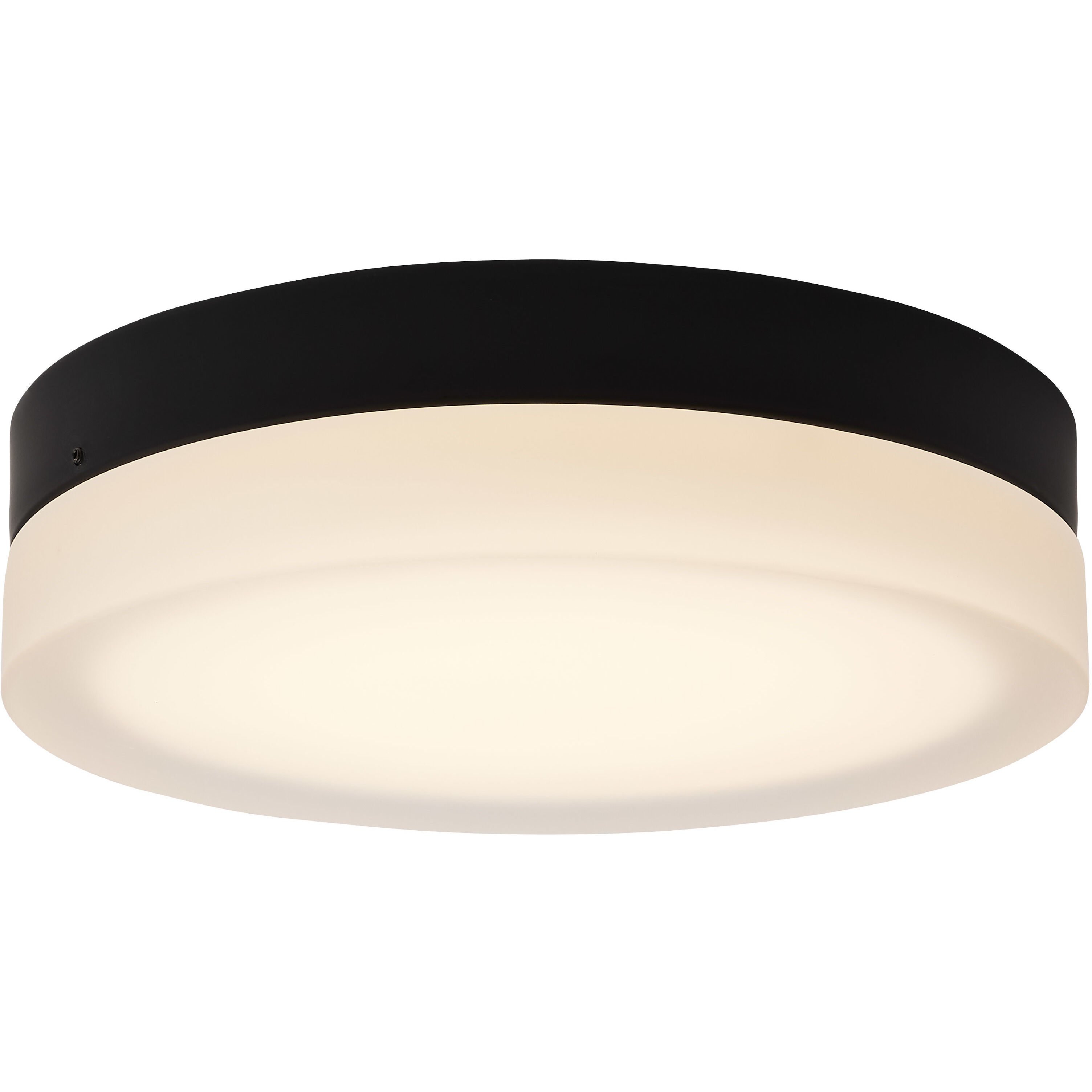Pi LED 11 inch Black LED Flush Mount Ceiling Light