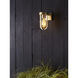 Cabin 1 Light 8.66 inch Antique Brass Exterior Wall Light