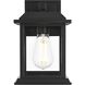 Araceli 1 Light 10 inch Black Outdoor Wall Sconce