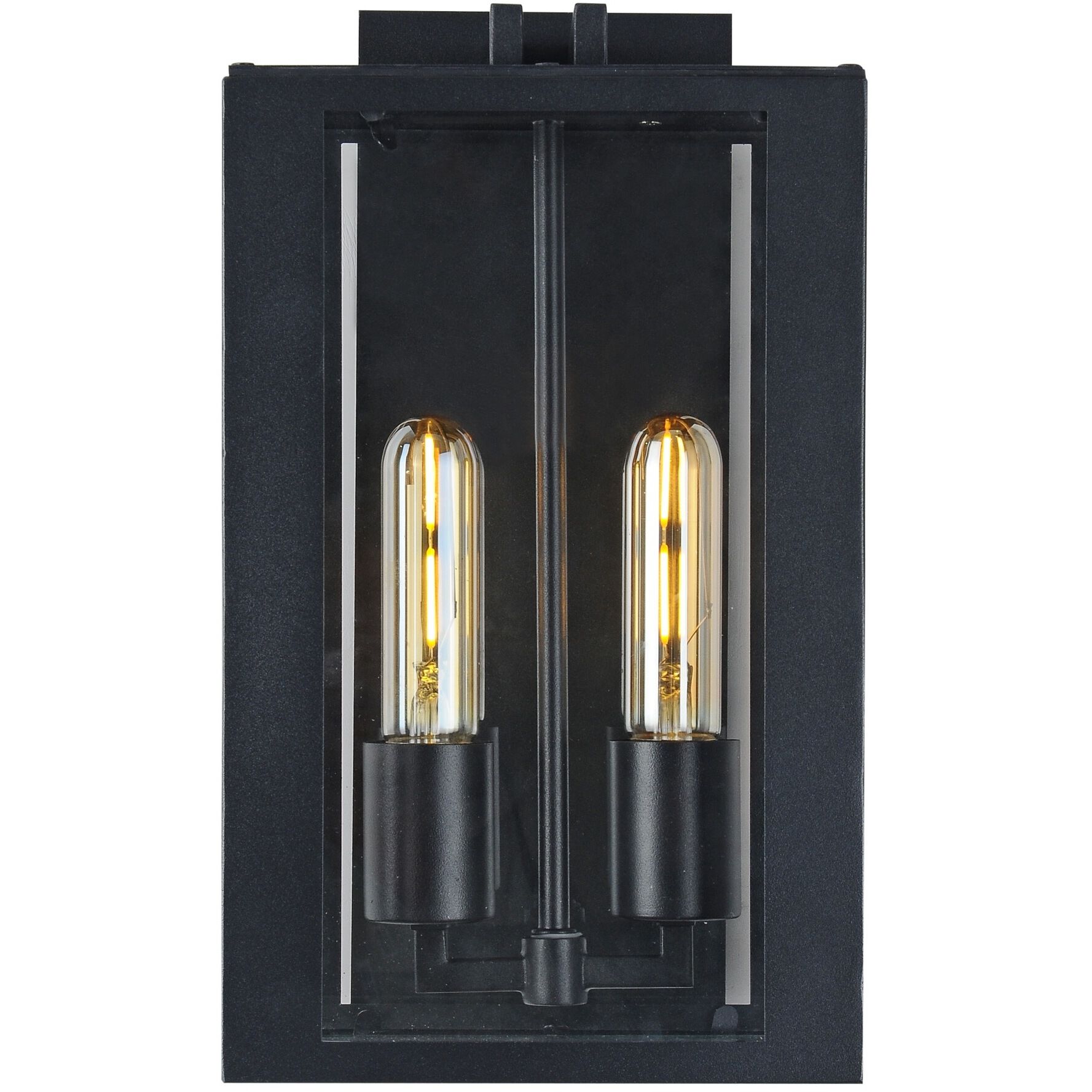 Waterville LED 10 inch Matte Black Outdoor Wall Light