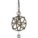 Acadia 1 Light 8 inch Golden Bronze Pendant Ceiling Light