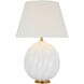 Julie Neill Talia 29.25 inch 15.00 watt White Glass Table Lamp Portable Light, Medium