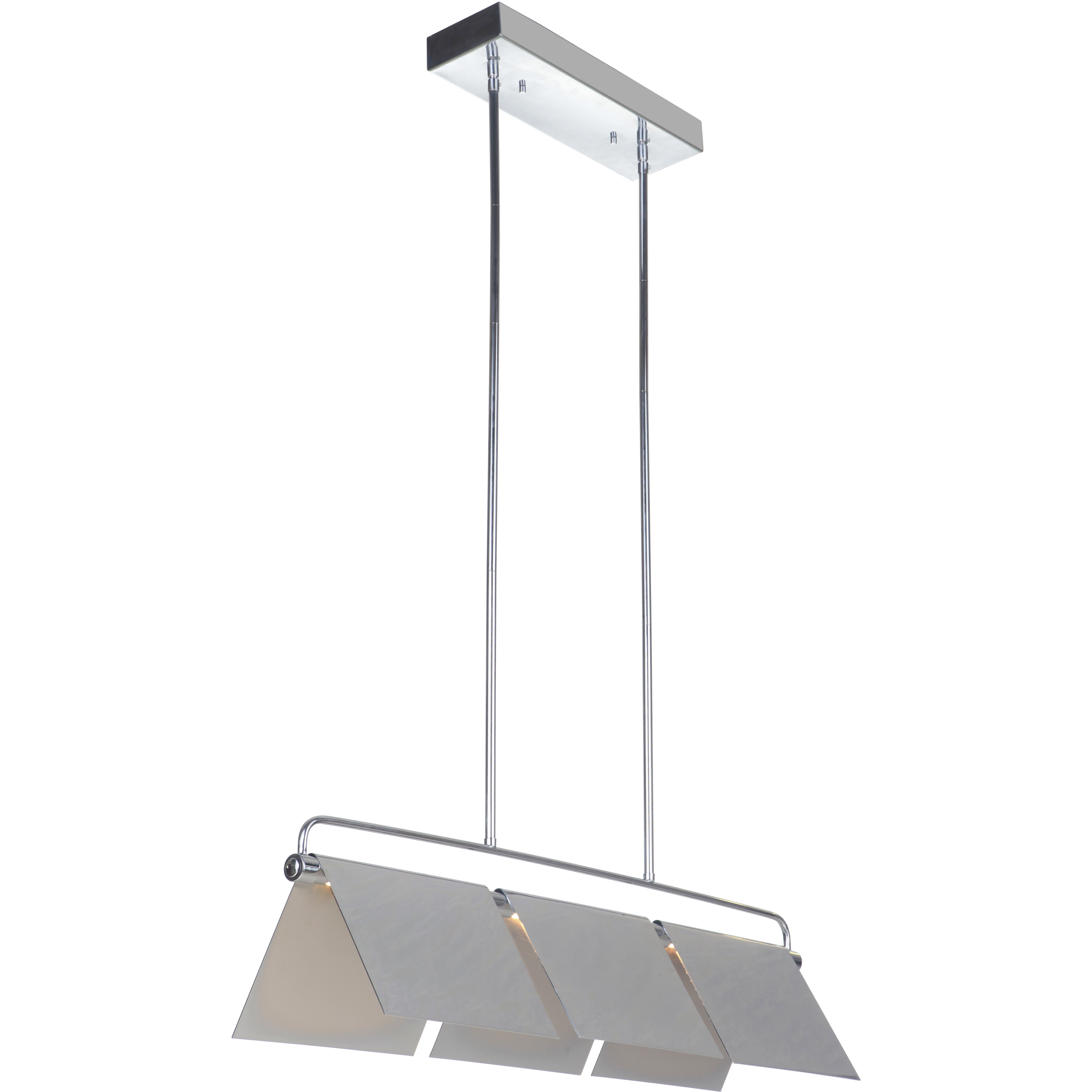 Tente LED 35.75 inch Chrome Island Light Ceiling Light